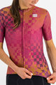 SPORTFUL Kurzarm Fahrradtrikot - ROCKET - Cyclamen/Braun