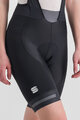 SPORTFUL Kurze Fahrradhose mit Trägern - NEO - Schwarz