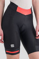 SPORTFUL Fahrradshorts ohne Träger - NEO - Schwarz/Rot