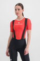 SPORTFUL Kurzarm Fahrrad-Shirt - PRO BASELAYER - Rot