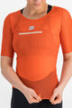 SPORTFUL Kurzarm Fahrrad-Shirt - PRO BASELAYER - Rot