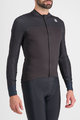 SPORTFUL Langarm Fahrradtrikot für den Winter - BODYFIT PRO - Schwarz/Braun