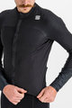 SPORTFUL Langarm Fahrradtrikot für den Winter - BODYFIT PRO - Schwarz/Braun