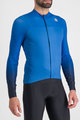 SPORTFUL Langarm Fahrradtrikot für den Winter - BODYFIT PRO - Blau