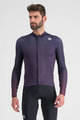 SPORTFUL Langarm Fahrradtrikot für den Winter - BODYFIT PRO - Blau