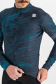 SPORTFUL Langarm Fahrradtrikot für den Winter - CLIFF SUPERGIARA - Blau