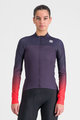 SPORTFUL Langarm Fahrradtrikot für den Winter - BODYFIT PRO THERMAL - Rot/Blau