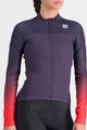 SPORTFUL Langarm Fahrradtrikot für den Winter - BODYFIT PRO THERMAL - Rot/Blau