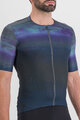 SPORTFUL Kurzarm Fahrradtrikot - FLOW SUPERGIARA - Blau/Schwarz