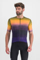 SPORTFUL Kurzarm Fahrradtrikot - FLOW SUPERGIARA - Lila/Gelb