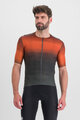 SPORTFUL Kurzarm Fahrradtrikot - FLOW SUPERGIARA - Orange/Grau