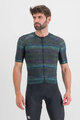 SPORTFUL Kurzarm Fahrradtrikot - GLITCH BOMBER - Schwarz/mehrfarbig