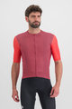 SPORTFUL Kurzarm Fahrradtrikot - CHECKMATE - Lila/Rosa