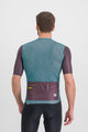 SPORTFUL Kurzarm Fahrradtrikot - CHECKMATE - Blau/Lila