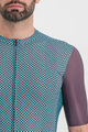 SPORTFUL Kurzarm Fahrradtrikot - CHECKMATE - Blau/Lila