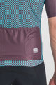 SPORTFUL Kurzarm Fahrradtrikot - CHECKMATE - Blau/Lila