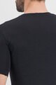 SPORTFUL Kurzarm Fahrrad-Shirt - MERINO LAYER - Schwarz