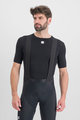 SPORTFUL Kurzarm Fahrrad-Shirt - MERINO LAYER - Schwarz