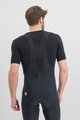 SPORTFUL Kurzarm Fahrrad-Shirt - MERINO LAYER - Schwarz