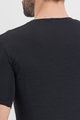 SPORTFUL Kurzarm Fahrrad-Shirt - MERINO LAYER - Schwarz