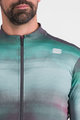 SPORTFUL Langarm Fahrradtrikot für den Winter - FLOW SUPERGIARA THERMAL - Grün/Lila