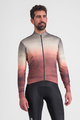 SPORTFUL Langarm Fahrradtrikot für den Winter - FLOW SUPERGIARA THERMAL - Beige/Braun