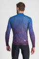 SPORTFUL Langarm Fahrradtrikot für den Winter - ROCKET THERMAL - Blau/Lila