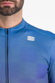 SPORTFUL Langarm Fahrradtrikot für den Winter - ROCKET THERMAL - Blau/Lila