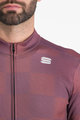 SPORTFUL Langarm Fahrradtrikot für den Winter - ROCKET THERMAL - Lila