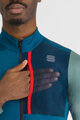SPORTFUL Langarm Fahrradtrikot für den Winter - SUPERGIARA THERMAL - Blau/Grün