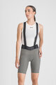 SPORTFUL Kurze Fahrradhose mit Trägern - SRK W - Grau