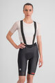 SPORTFUL Kurze Fahrradhose mit Trägern - FIANDRE W - Schwarz