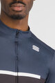 SPORTFUL Langarm Fahrradtrikot für den Winter - PISTA THERMAL - Schwarz/Blau