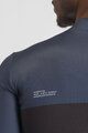SPORTFUL Langarm Fahrradtrikot für den Winter - PISTA THERMAL - Schwarz/Blau