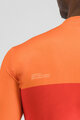 SPORTFUL Langarm Fahrradtrikot für den Winter - PISTA THERMAL - Rot/Orange