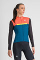 SPORTFUL Langarm Fahrradtrikot für den Winter - PISTA THERMAL W - Blau/Schwarz/Orange