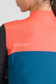 SPORTFUL Langarm Fahrradtrikot für den Winter - PISTA THERMAL W - Blau/Schwarz/Orange