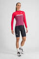 SPORTFUL Langarm Fahrradtrikot für den Winter - PISTA THERMAL W - Rosa