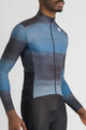SPORTFUL Langarm Fahrradtrikot für den Winter - FLOW SUPERGIARA THERMAL - Blau