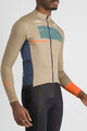 SPORTFUL Langarm Fahrradtrikot für den Winter - BREAKOUT SUPERGIARA THERMAL - Grün/Blau/Orange