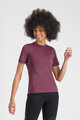 SPORTFUL Kurzarm Fahrrad-Shirt - SUPERGIARA W - bordeaux