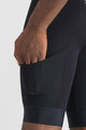 SPORTFUL Kurze Fahrradhose mit Trägern - SUPERGIARA 2 - Schwarz