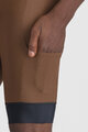 SPORTFUL Kurze Fahrradhose mit Trägern - GIARA 2 - Braun