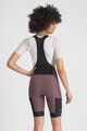 SPORTFUL Kurze Fahrradhose mit Trägern - SUPERGIARA 2 W - Lila