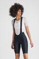 SPORTFUL Kurze Fahrradhose mit Trägern - GIARA 2 W - Schwarz