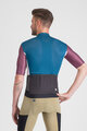 SPORTFUL Kurzarm Fahrradtrikot - SUPERGIARA LOGO - Blau/bordeaux