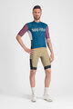 SPORTFUL Kurzarm Fahrradtrikot - SUPERGIARA LOGO - Blau/bordeaux