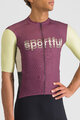 SPORTFUL Kurzarm Fahrradtrikot - SUPERGIARA LOGO - bordeaux/Gelb