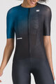 SPORTFUL Kurzarm Fahrradtrikot - LIGHT W - Blau/Schwarz