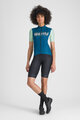 SPORTFUL Kurzarm Fahrradtrikot - SUPERGIARA LOGO W - Blau/Grün